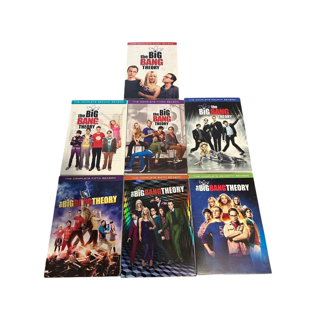 The Big Bang Theory DVD Collection Seasons 1-7 Complete Set media lot